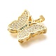 Brass Micro Pave Cubic Zirconia Pendants(KK-G519-15G-02)-2