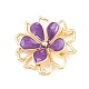 Brass Enamel Pendants(KK-C162-026G-02)-2