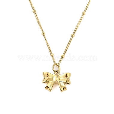 Bowknot 304 Stainless Steel Necklaces