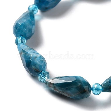 Natural Apatite Beads Strands(G-B028-A09)-4