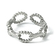 304 Stainless Steel Open Cuff Ring(RJEW-L110-038P)-2