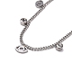 Crystal Rhinestone and Eye Shape Charm Anklet for Women(STAS-D454-06P)-2