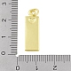 pendentifs en laiton zircon cubique transparent(KK-P266-06G-W)-3