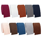 20M 10 Colors Polycotton Wide Ribbon, for Bag Strap Making, Mixed Color, 1-1/2 inch(38mm), 2m/color(OCOR-PH0004-44)