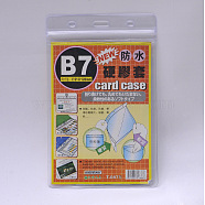 Plastic Badge Card Holders, Clear, 155x100mm, inner measure: 135x95mm(X-AJEW-R038-02)