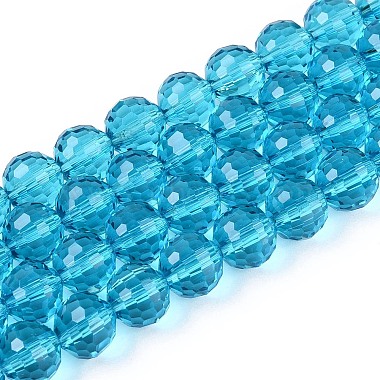 Transparent Glass Bead Strands(GLAA-R095-10mm-23)-1