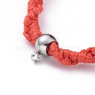 Unisex Adjustable Korean Waxed Polyester Cord Braided Bead Bracelets(BJEW-JB04669-03)-2