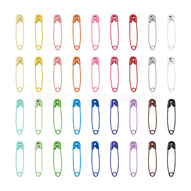 Mixed Color Iron Safety Pins