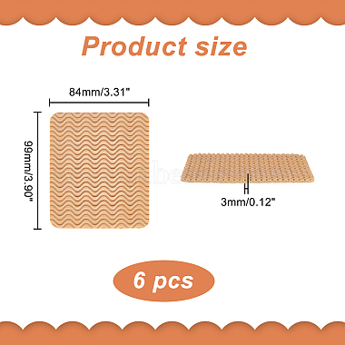 Selbstklebende Anti-Rutsch-Schuhbodenpolster aus Gummi(FIND-WH0128-36B)-2