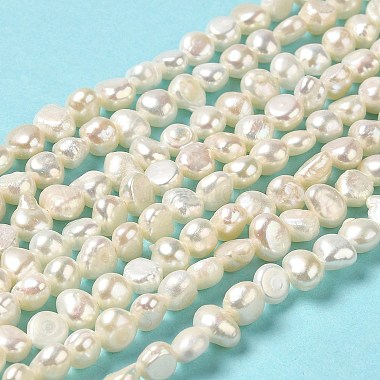 Brins de perles de keshi naturelles(PEAR-E017-28)-2