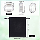 unicraftale 12piezas de configuración de anillo de dedo ranurado de acero inoxidable(STAS-UN0038-94E)-4
