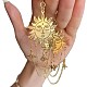 Brass Dangle Earrings(FS-WGC2143-01)-4