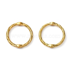 Alloy Linking Rings, Circle Frames, Lead Free and Cadmium Free, Golden, 21x2mm, Hole: 1mm(EA8812Y-NFG)