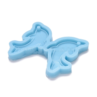 Moules en silicone pendentif en forme de dauphin(X-DIY-M034-04)-3