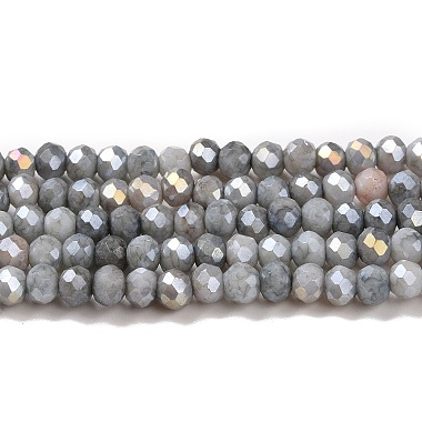 Faceted Electroplated Glass Beads Strands(X-GLAA-C023-02-C11)-2