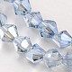 Chapelets de perles en verre à facettes bicone(X-EGLA-P017-4mm-13)-2