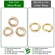 Messing Open Ringe springen(KK-B147-03F-G)-2