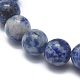 Natural Blue Spot Jasper Bead Stretch Bracelets(BJEW-K212-C-039)-3