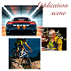 PET Plastic Reflective Car Sticker Decoration(DIY-WH0671-415A)-5