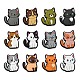 60Pcs 12 Colors Pet Theme PVC Plastic Cabochons(FIND-CJ0002-56)-1