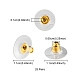 Brass Ear Nuts(KK-YW0001-63G)-5
