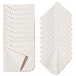 20Pcs Suede Fiber Glasses Cleaning Cloth, Rectangle, Old Lace, 175x148x0.4mm(AJEW-GF0012-51A)