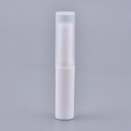 DIY Empty Lipstick Bottle, Lip Gloss Tube, Lip Balm Tube, with Cap, White, 8.3x1.5cm, Capacity: 4ml(0.13 fl. oz)(DIY-K029-03)