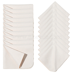 20Pcs Suede Fiber Glasses Cleaning Cloth, Rectangle, Old Lace, 175x148x0.4mm(AJEW-GF0012-51A)