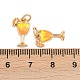 Brass Enamel Pendants(KK-B157-20G-02)-3