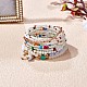 11pcs ensemble de bracelets extensibles de perles de rocaille boho(JB737A)-2