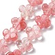 Cherry Quartz Glass Beads Strands(G-P520-A05-01)-1