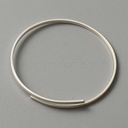 Sterling Silver Rectangle Flat Wire, for Rings Bangles Jewelry Maknig, 200x2x1mm(STER-WH0012-02S)