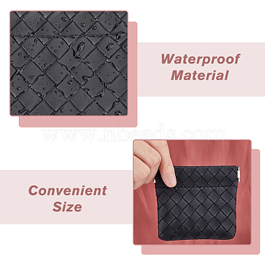 Rectangle Imitation Leather Multipurpose Shrapnel Makeup Bags(ABAG-WH0039-20A-02)-3