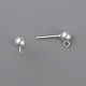 304 Stainless Steel Ball Stud Earring Post(STAS-H410-10S-B)-2