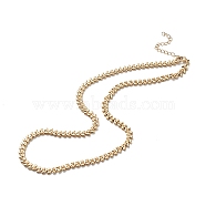 Ion Plating(IP) 304 Stainless Steel Cobs Chain Necklace for Men Women, Golden, 18.03 inch(45.8cm)(STAS-B039-09G)
