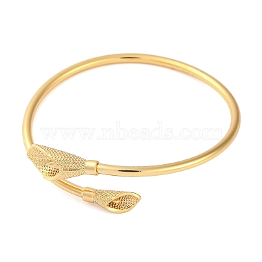 Brass Open Cuff Bangles for Women(KK-S404-01G)-2