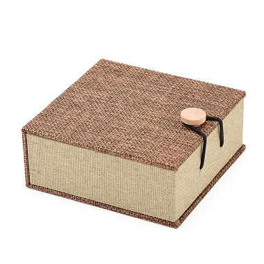 長方形の木製ブレスレットボックス(OBOX-N013-01)-3
