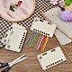 10pcs mdf couverture de temp&eacute;rature r&eacute;utilisable tableau des couleurs(AJEW-WH0460-155)-4