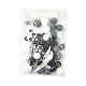 40pcs 10&nbsp;styles de perles de silicone(SIL-FS0001-27B)-6
