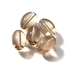 K9 Glass, Imitation Austrian Crystal Beads, Oval, Tan, 11x8mm, Hole: 1.8mm(GLAA-R004-01G)