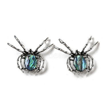 Colorful Spider Shell Brooch
