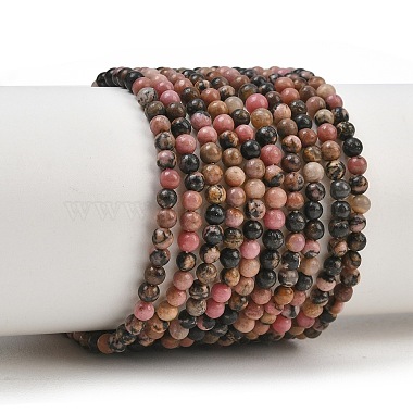 Natural Rhodonite Beads Strands(GG-CBA0389-A06-3mm)-2