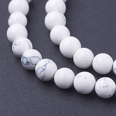 Synthetic Howlite Beads Strands(G-E110-6mm-5)-3