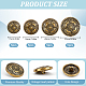 20Pcs 4 Styles Alloy Shank Buttons(BUTT-DR0001-05AG)-2