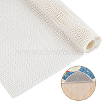 PVC Net Fabrics, Non Slip Mattress Pad, for Sofa, Couch, Chair Cushion, White, 610x610x0.5mm(DIY-WH0661-50D)