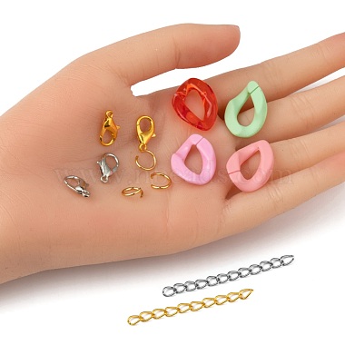 Наборы для изготовления ожерелий своими руками(DIY-FS0001-10)-3