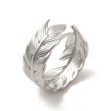 Leaf 201 Stainless Steel Finger Rings