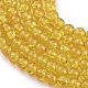 Spray Painted Crackle Glass Beads Strands(X-CCG-Q001-8mm-10)-3