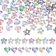 50Pcs 2 Styles UV Plating Transparency Acrylic Beads(MACR-GA0001-07)-1
