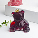 Natural Jasper Crown Bear Display Decorations(WG56055-05)-1